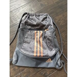 Adidas Alliance II Gray/Rose Gold Sackpack Backpack